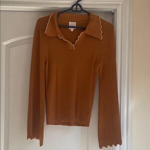 Women's Rust Long Sleeve Top